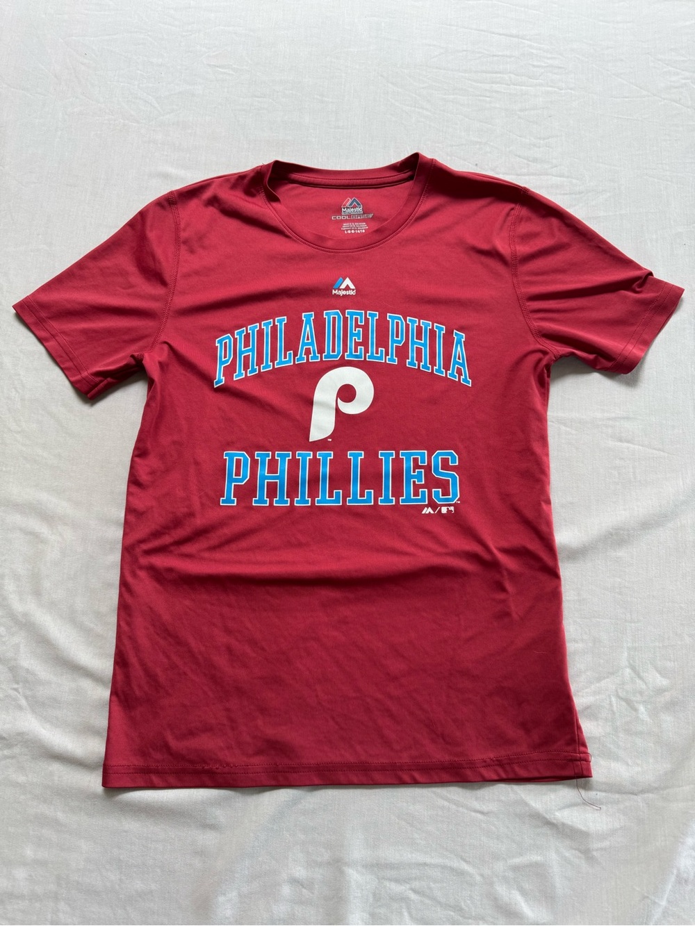 Majestic Red Philadelphia Phillies Short-Sleeve Tee